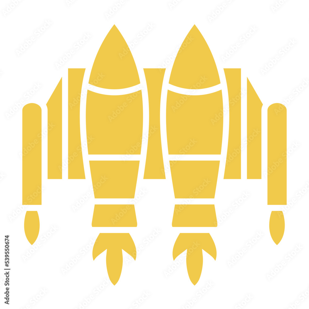 Jetpack Multicolor Glyph Icon Jetpack Multicolor Glyph Icon