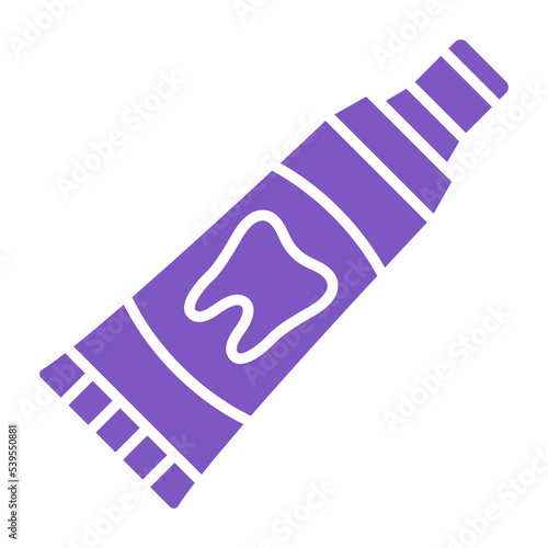 Toothpaste Multicolor Glyph Icon
