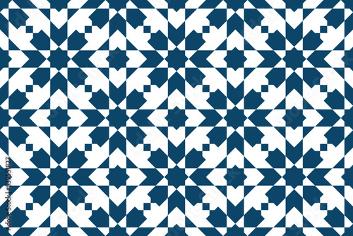 Geometric Islamic Seamless Pattern for decoration greeting card or interior. Vector Illustration.