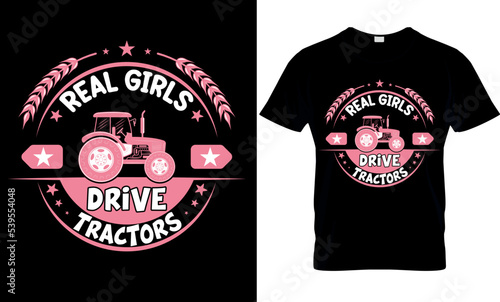 REAL GIRLS DRIVE TRACTOR