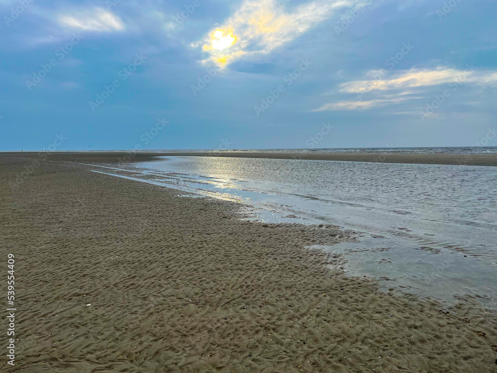 Obraz premium Ebbe in Sankt Peter Ording