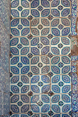 Ancient Handmade Turkish Tiles , Istanbul, TURKEY