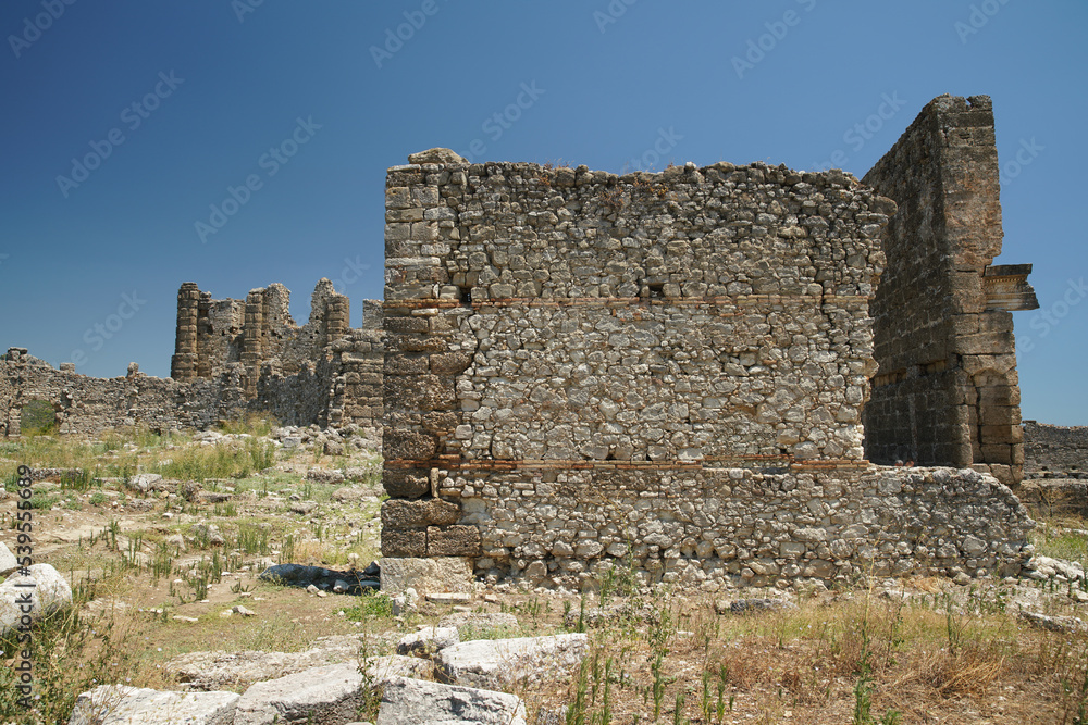 Aspendos Ancient City in Antalya, Turkiye