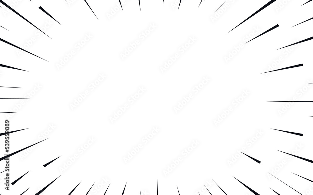 Comic book speed lines on transparent background Comic book speed lines on transparent background