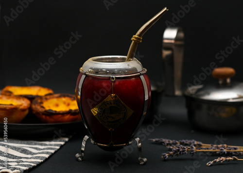 Yerba Mate with pastry.