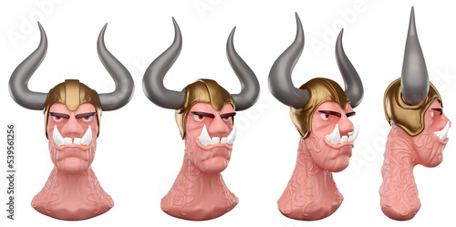 giant viking beast with horns