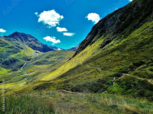Obraz na płótnie Landschaft am Oberalppass w salonie