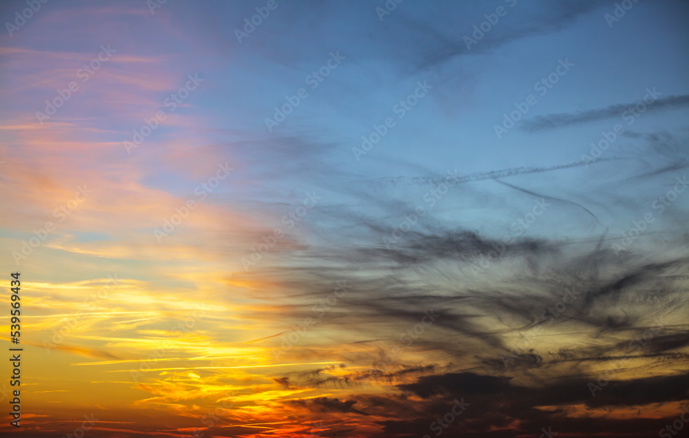 Sunset Sky and Clouds
