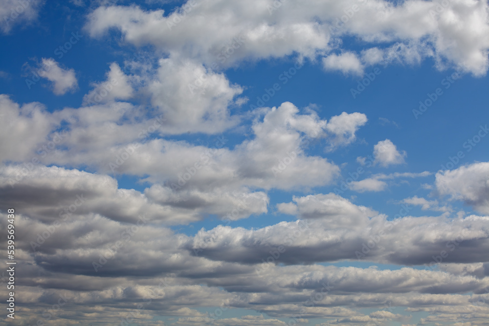 Obraz premium Blue Sky and Puffy Clouds