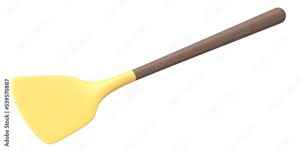 Silicon solid turner or kitchen utensils on white background. Silicon solid turner or kitchen utensils on white background.