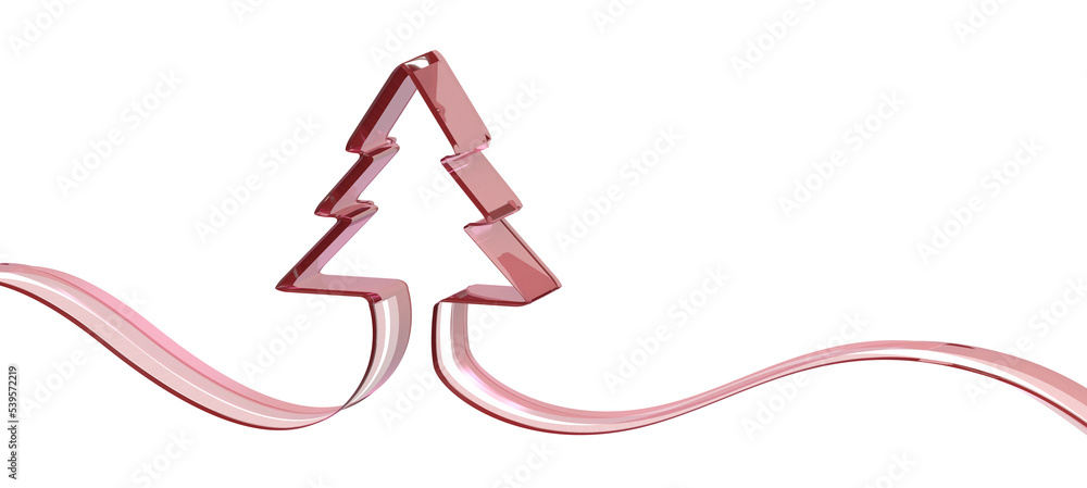 abstract christmas tree 3d rendering abstract christmas tree 3d rendering