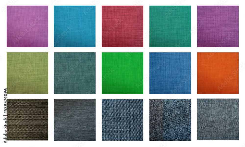 Fototapeta premium fabric samples