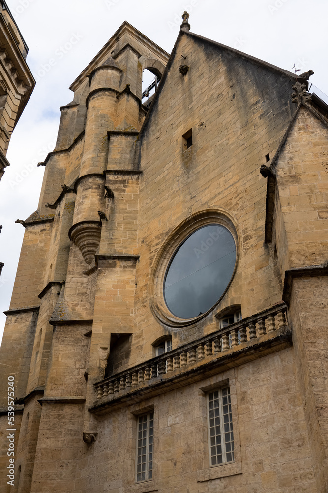a well-preserved gothic church in a medieval town