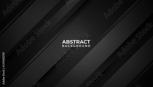 Black minimalist background design for business