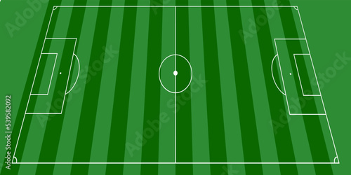 Soccer field, tactical representation board