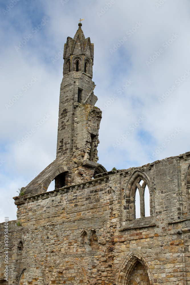 ruins, cathedral, saint andrews, scotland, religion, historical, church, architecture, tower, building, europe, italy, ancient, old, sky, medieval, stone, landmark, castle, city, bell, history, travel