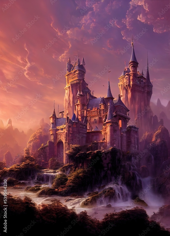 Fototapeta premium Fantasy Castle