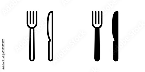 Restaurant icon template design