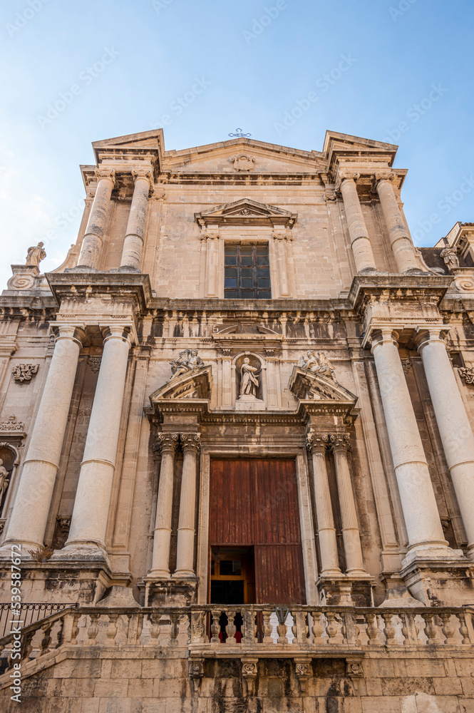 Beautiful ancient church in Catania