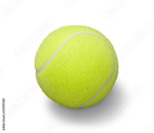 Tennis Ball isolated on white background. Closeup © BillionPhotos.com