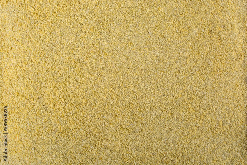 Yellow garri, top view of nigerian garri, fried cassava, garri for eba ...