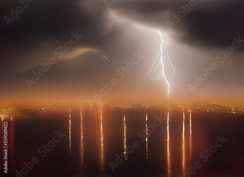 Blue Strike Electric Electricity Storm Weather Rain Light Nature Thunderbolt Night Danger Bolt Thunderstorm Power Energy Stormy Flash Lightning Thunder Sky Dark Landscape Clouds Cloud