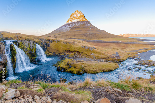 Kirkjufellsfoss einer der sch  nsten Wasserf  lle von ganz Island