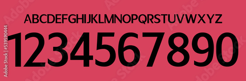 font vector team 2022 kit sport style font. football style font with lines. south korea font world cup. Son Heung-Min. sports style letters and numbers for soccer team