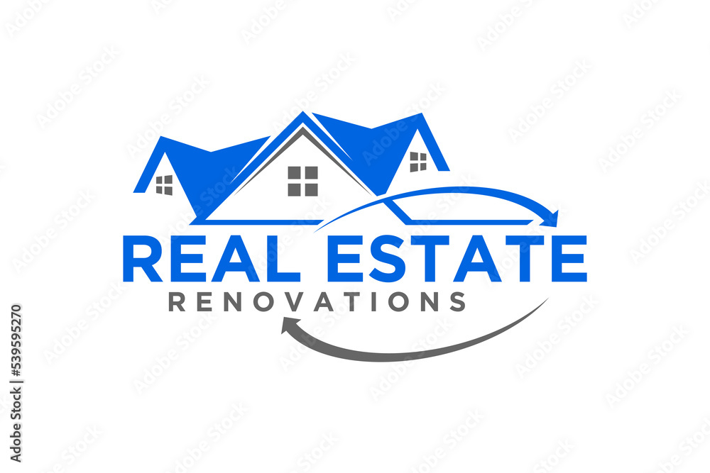 House roof Real estate logo window home building icon symbol property House roof Real estate logo window home building icon symbol property