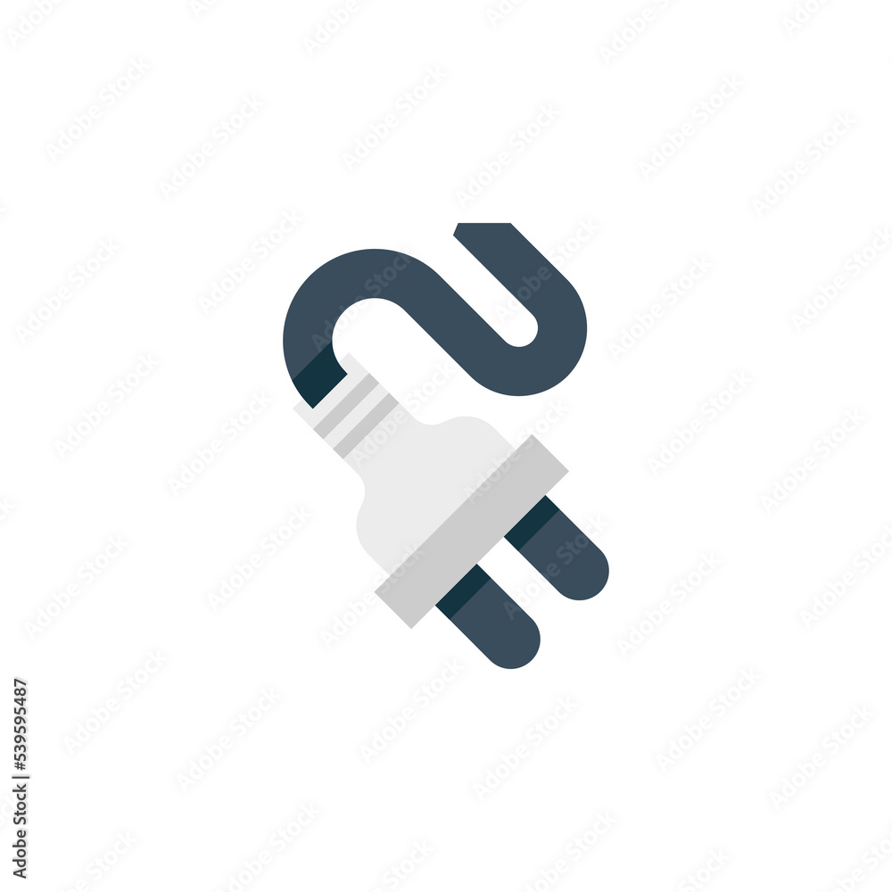 power cable vector icon. computer component icon flat style. perfect use for logo, presentation, website, and more. simple modern icon design flat style power cable vector icon. computer component icon flat style. perfect use for logo, presentation, website, and more. simple modern icon design flat style