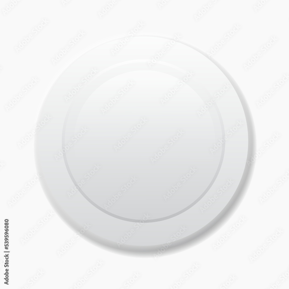 White button element vector White button element vector