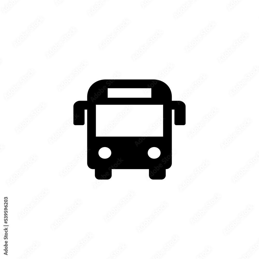 Bus icon vector illustration. bus sign and symbol. transport symbol Bus icon vector illustration. bus sign and symbol. transport symbol