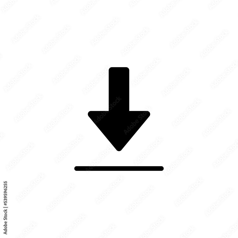 Download icon vector illustration. Download sign and symbol Download icon vector illustration. Download sign and symbol