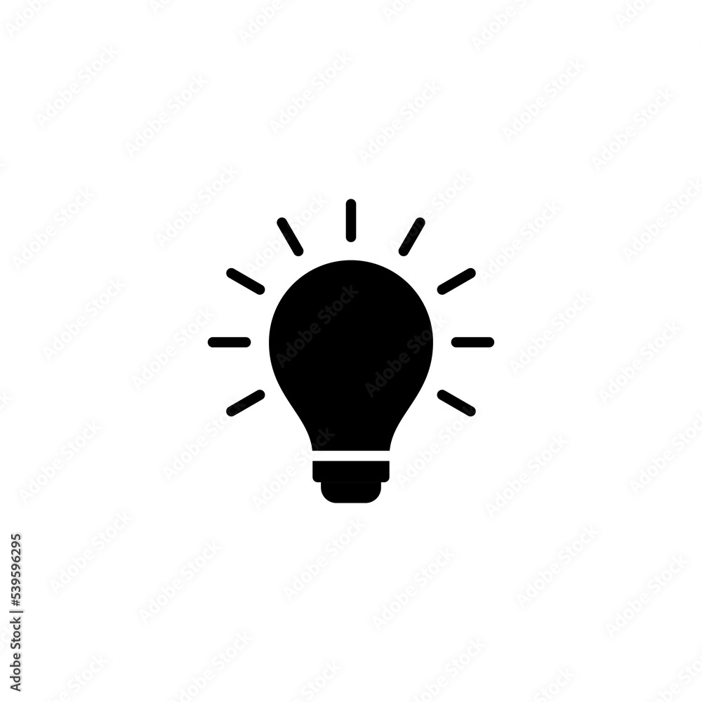 Lamp icon vector illustration. Light bulb sign and symbol. idea symbol. Lamp icon vector illustration. Light bulb sign and symbol. idea symbol.