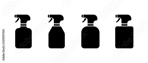 spray icon. spray, medical, bottle icon in black style.