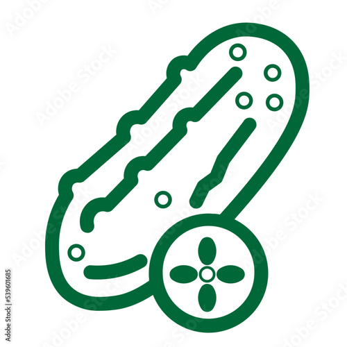 cucumber diet healthy juicy slice vegetable vitamin icon