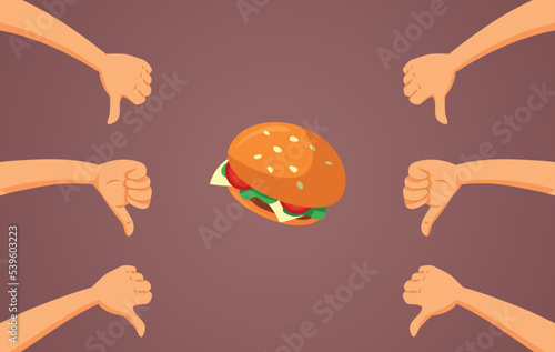 People Disliking Burger for Environmental Reasons Vector Illustration. Unhappy vegan activists protesting unethical meat consumpt

Funny indecisive sexy girl thinking about multiple love interests 
