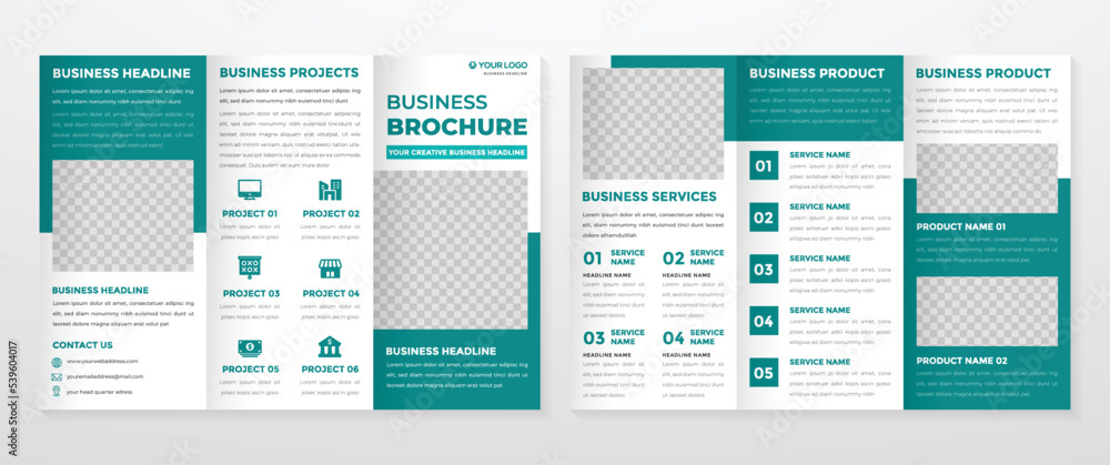 business trifold brochure template design with minimalist layout and modern concept use for business catalog and profile business trifold brochure template design with minimalist layout and modern concept use for business catalog and profile