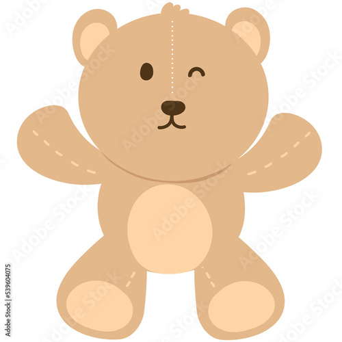 Teddy Bear Cartoon Character