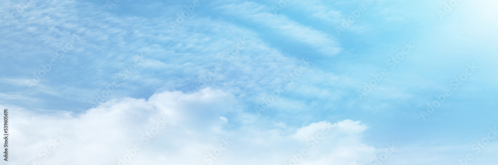 Blue sky with white cloud. The summer heaven is colorful clearing day Good weather and beautiful nature in the morning. Blue sky with white cloud. The summer heaven is colorful clearing day Good weather and beautiful nature in the morning.