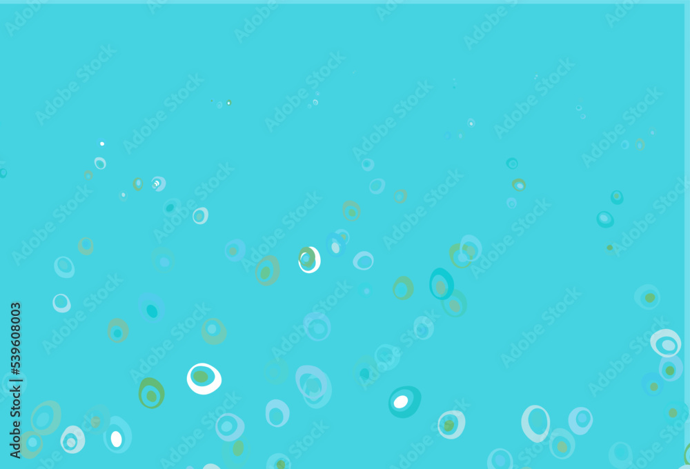 Light Blue, Green vector layout with circle shapes. Light Blue, Green vector layout with circle shapes.