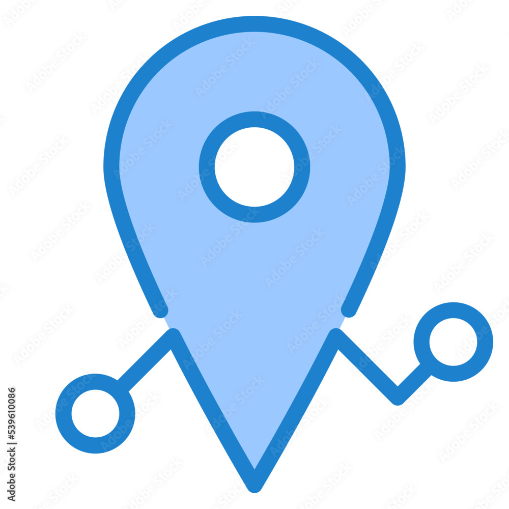 Track blue style icon Track blue style icon