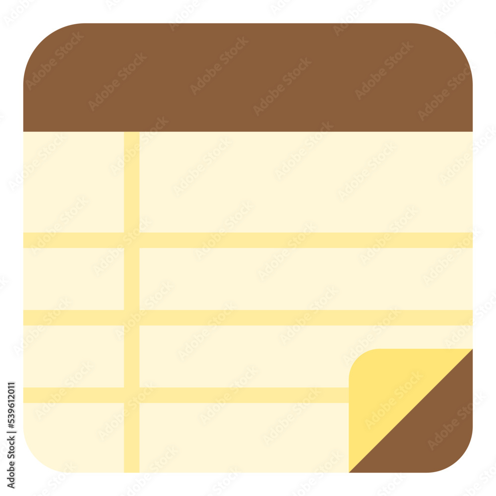 Note flat style icon Note flat style icon