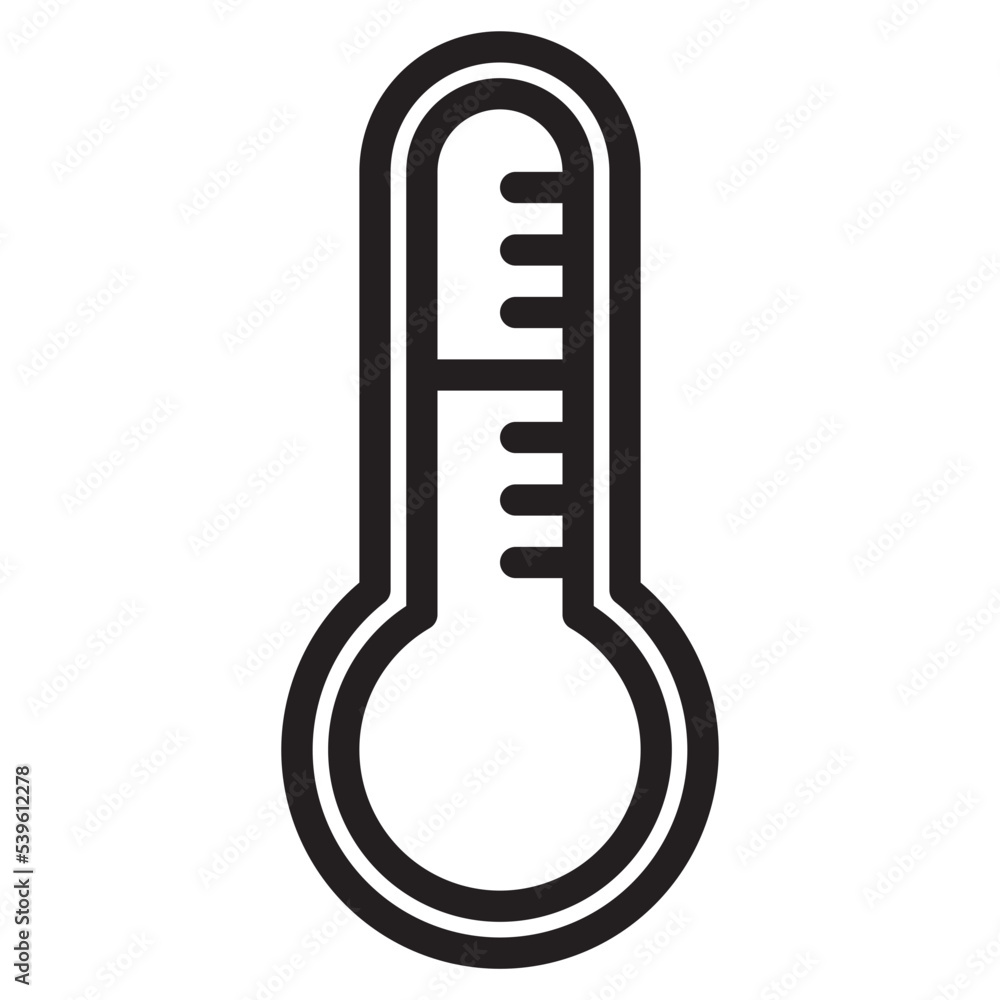 Tempurature outline style icon Tempurature outline style icon