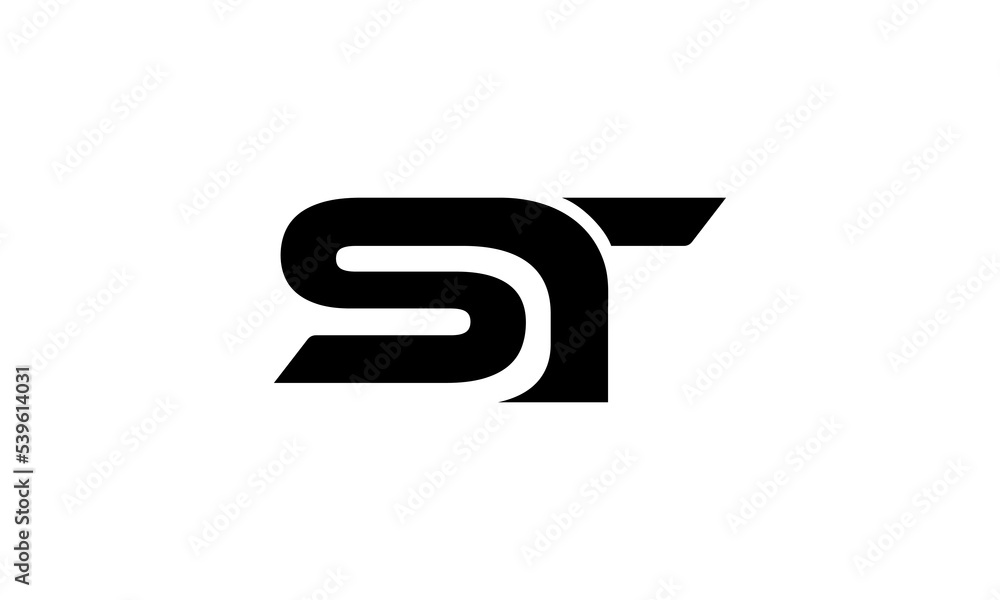 letter ST icon letter ST icon