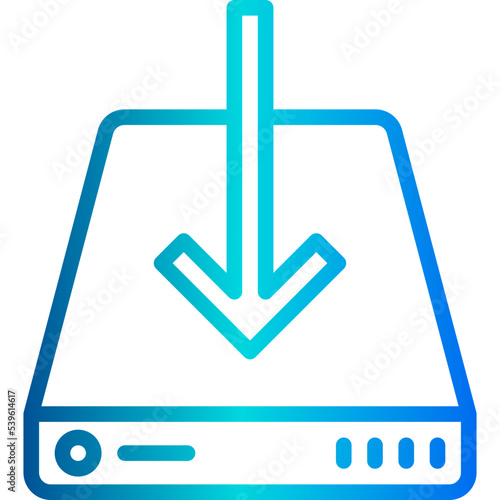 Install outline icon