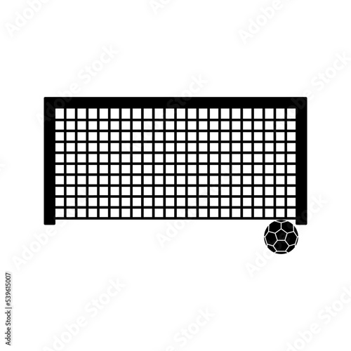 Goal icon. soccer gate  soccer goal sign for mobile concept and web design. vector illustration