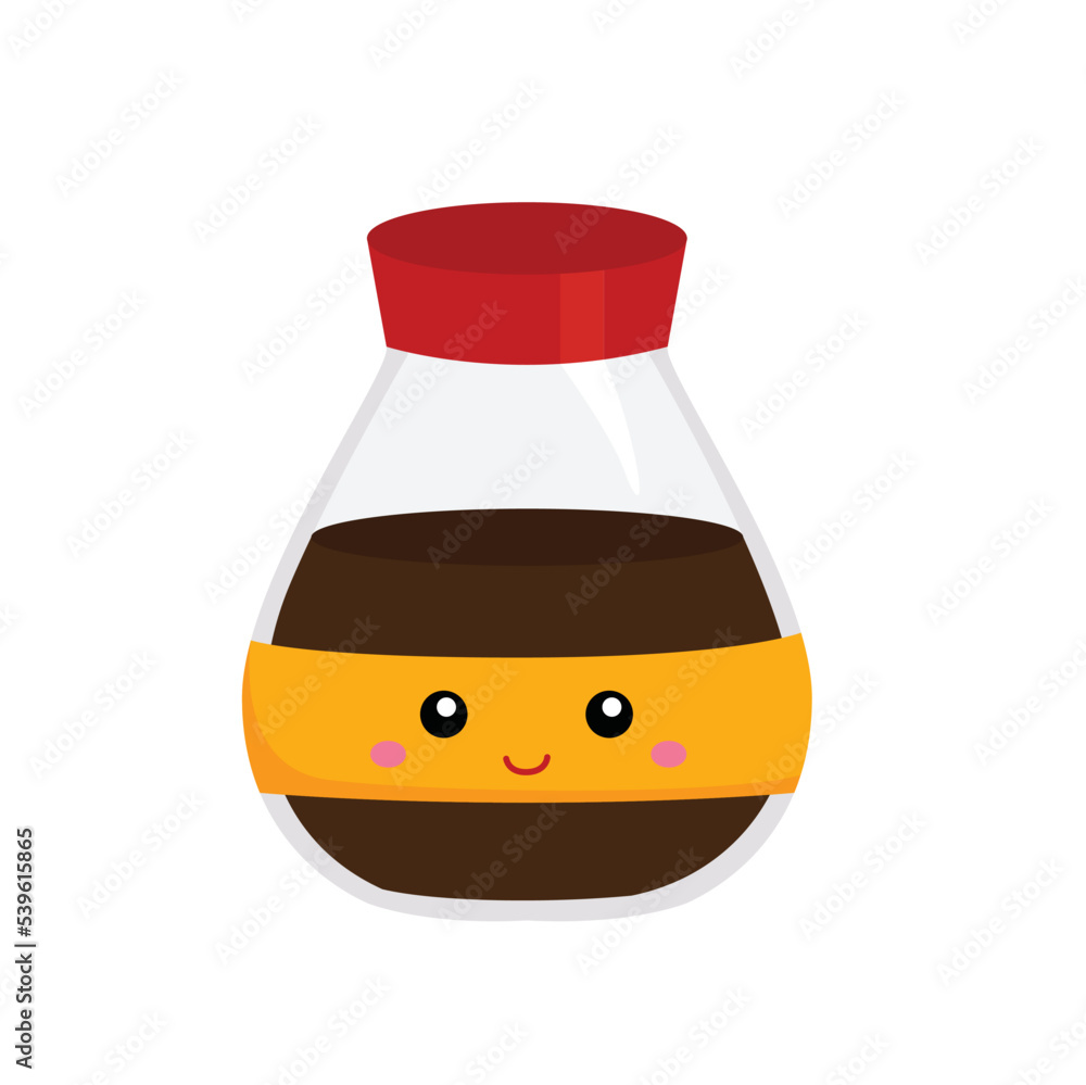 Soy Sauce Japanese Food Illustration Vector Clipart Soy Sauce Japanese Food Illustration Vector Clipart