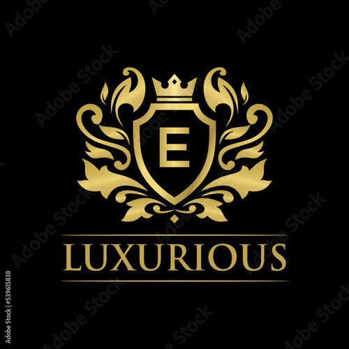 Luxury Logo template in vector for Restaurant  Royalty  Boutique  Cafe  Hotel  Heraldic  Jewelry  Fashion and other vector illustration