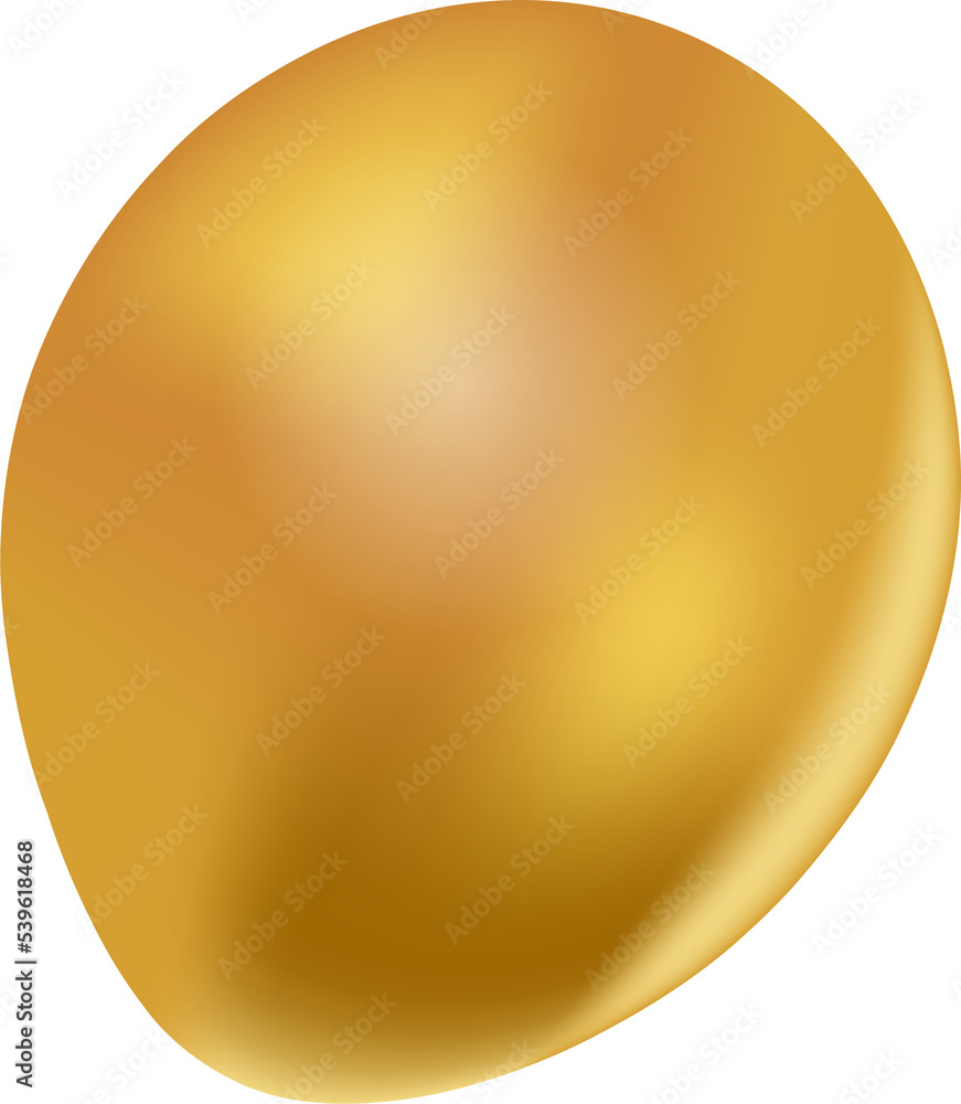 Gold Balloon Illustration